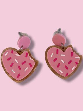 2 For $20 - Cookie Shaped Earrings